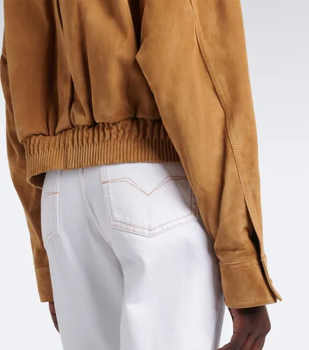 Versace Suede blouson jacket - Versace - Modalova