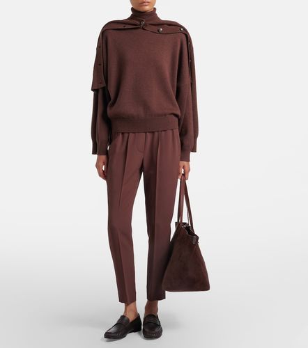 Crepe straight pants - Brunello Cucinelli - Modalova