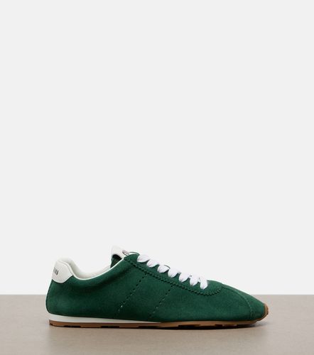Sneakers Plume aus Veloursleder - Miu Miu - Modalova