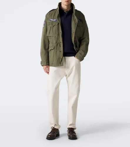 Cable-knit wool and cashmere polo sweater - Polo Ralph Lauren - Modalova