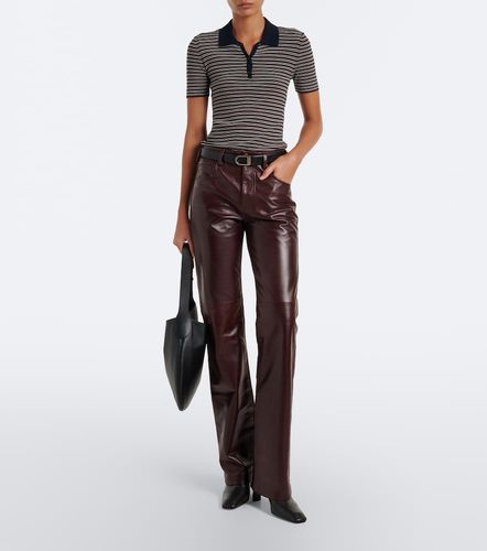 Pantaloni flared Joan in pelle - Nili Lotan - Modalova