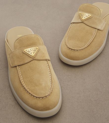 Prada Slippers aus Veloursleder - Prada - Modalova