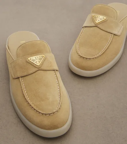 Prada Suede mules - Prada - Modalova