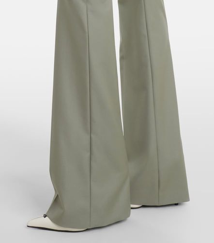 McQueen Pantalones flared de lana - McQueen - Modalova