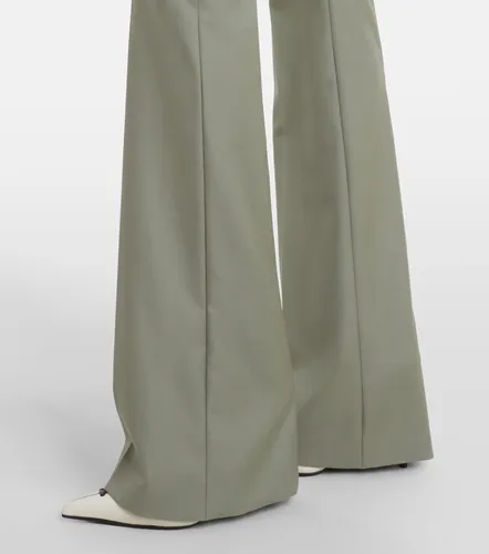 McQueen Pantalones flared de lana - McQueen - Modalova