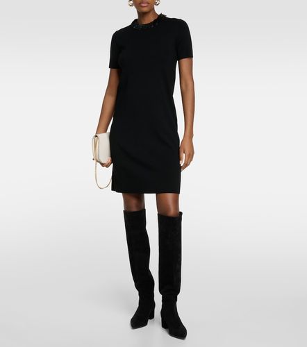 Abito midi in misto lana con paillettes - Tory Burch - Modalova