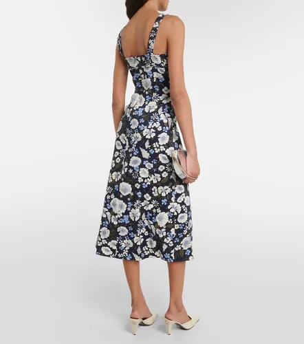 Midikleid Colleen aus einem Leinengemisch - Veronica Beard - Modalova