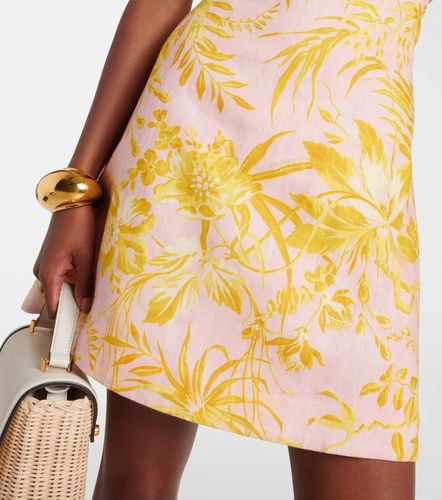 Abito corto Golden Ruffle in lino - Zimmermann - Modalova