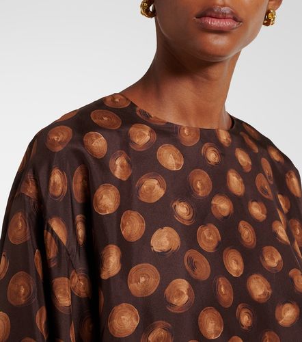 Printed satin blouse - Dries Van Noten - Modalova