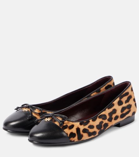 Bailarinas de pelo de becerro y piel - Tory Burch - Modalova