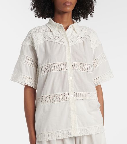 Camisa Amal de croché de algodón con paneles - Ulla Johnson - Modalova