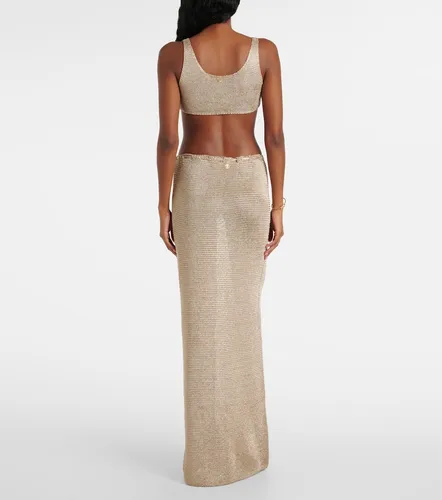 Bananhot Knitted lame bra top - Bananhot - Modalova