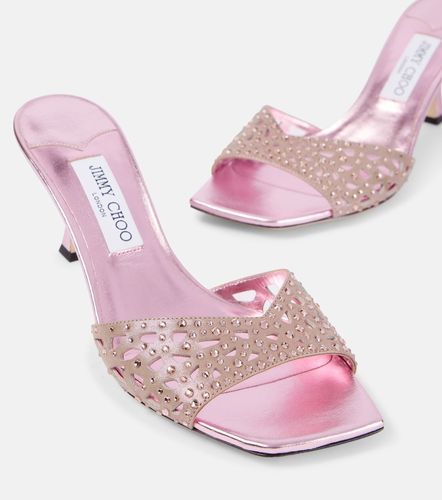 Mules Skye 70 in raso con cristalli - Jimmy Choo - Modalova