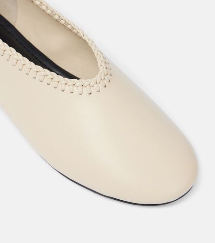 Bailarinas Park de piel bordadas - A.Emery - Modalova