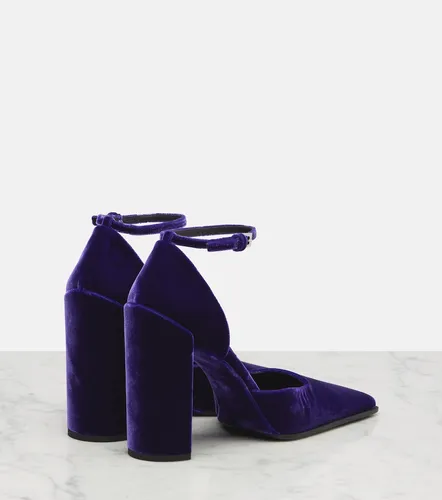 Alaïa Pumps Square 90 aus Samt - Alaia - Modalova