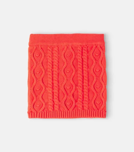 Falda de punto de algodón con lazo - Mini Rodini - Modalova
