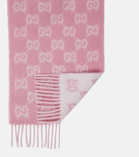 GG alpaca and wool-blend scarf - Gucci - Modalova
