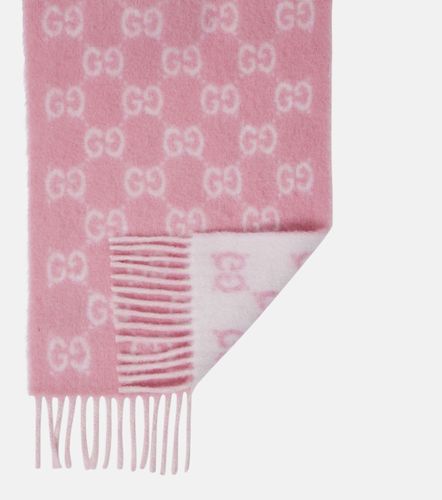 Sciarpa in misto lana e alpaca GG - Gucci - Modalova