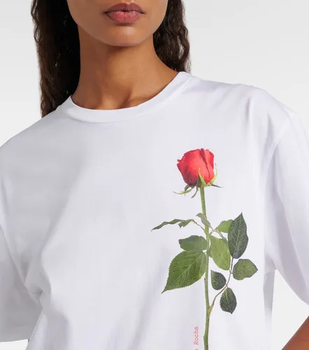 Camiseta de jersey de algodón estampado - Simone Rocha - Modalova
