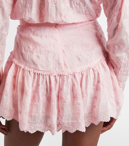 Shorts in cotone e seta con ricamo - Isabel Marant - Modalova