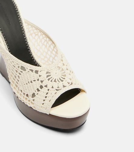 Mules con cuña 115 de croché - Magda Butrym - Modalova