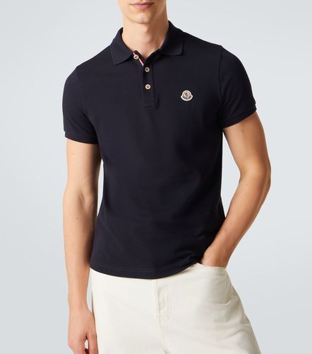 Moncler Polo de piqué de algodón - Moncler - Modalova