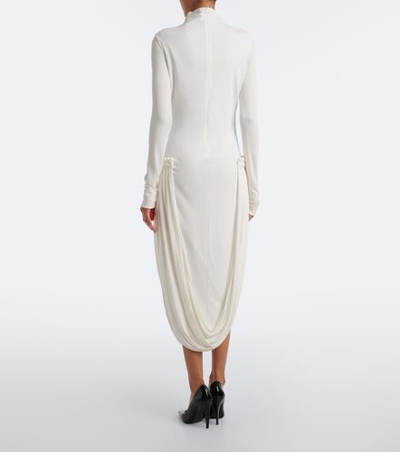 Vestido midi de jersey drapeado - Stella McCartney - Modalova