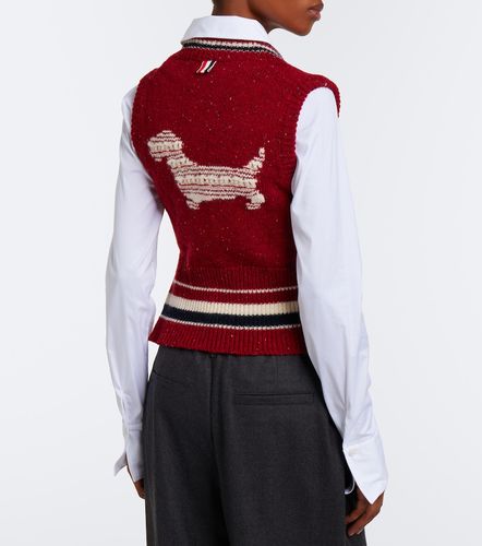 Chaleco Hector de lana y mohair - Thom Browne - Modalova