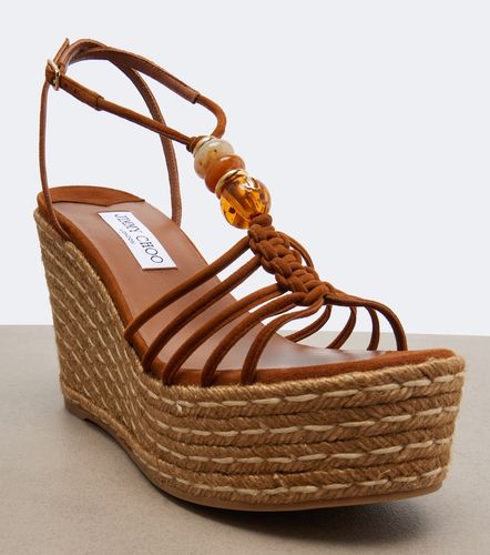 Espadrillas con zeppa Lemi in suede - Jimmy Choo - Modalova