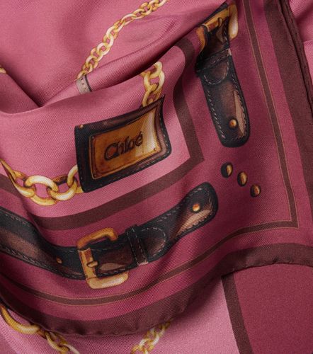Chloé Pañuelo Paddington de seda estampado - Chloe - Modalova
