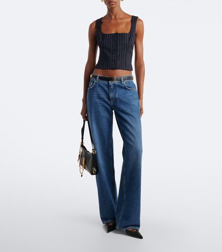 Pinstriped wool-blend vest - Dolce&Gabbana - Modalova
