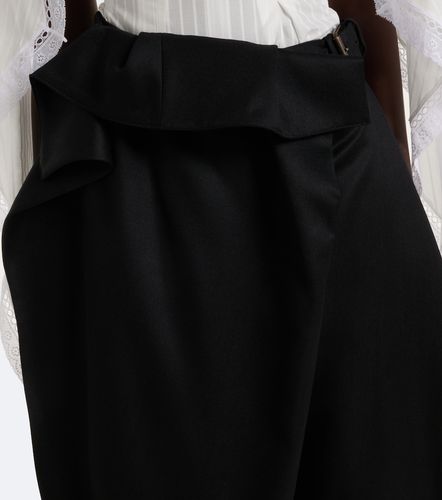 Belted wool wide-leg pants - JW Anderson - Modalova