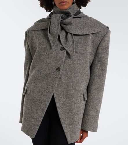 Herringbone wool and cashmere-blend blazer - Magda Butrym - Modalova