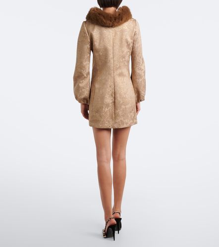 Saint Laurent Minikleid aus Brokat - Saint Laurent - Modalova