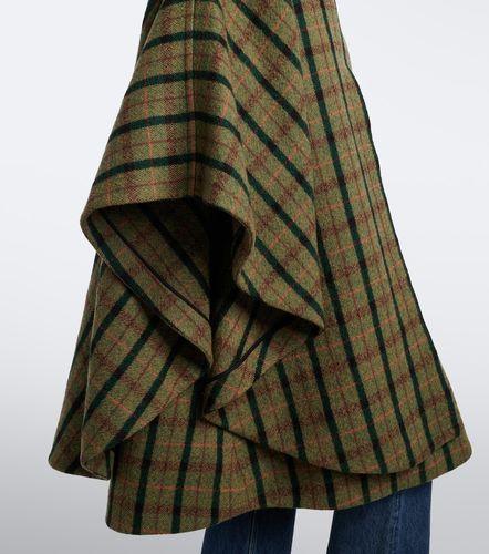 Chloe Checked wool poncho - Chloe - Modalova