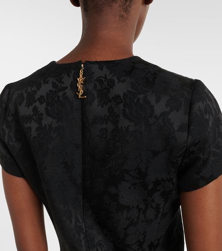 Minikleid Cassandre aus Devoré - Saint Laurent - Modalova