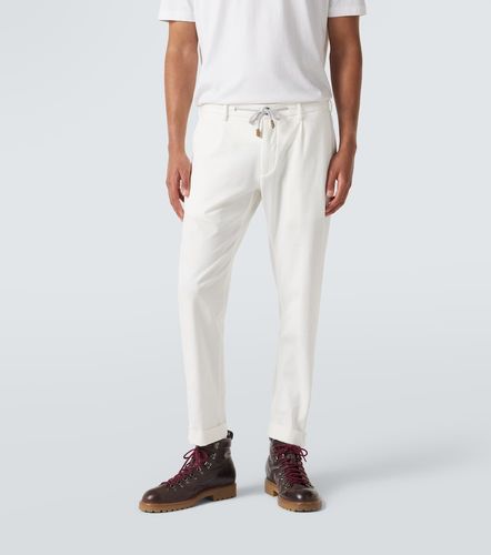 Eleventy Cotton-blend slim pants - Eleventy - Modalova