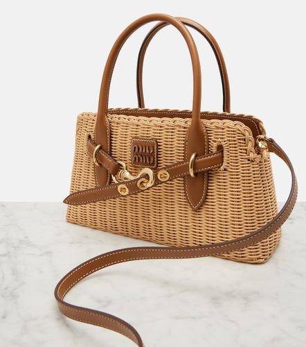 Aventure wicker top-handle bag - Miu Miu - Modalova
