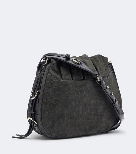 Bolton Small croc-effect suede shoulder bag - Isabel Marant - Modalova