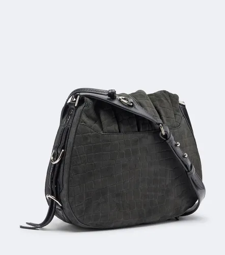 Bolton Small croc-effect suede shoulder bag - Isabel Marant - Modalova