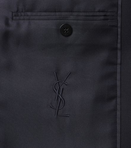 Blazer aus Wollgabardine - Saint Laurent - Modalova