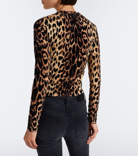Camiseta de jersey de algodón estampada - Gucci - Modalova