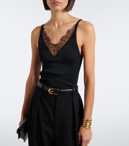 Aronia ribbed-knit silk tank top - Nili Lotan - Modalova
