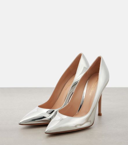 Gianvito 105 metallic leather pumps - Gianvito Rossi - Modalova