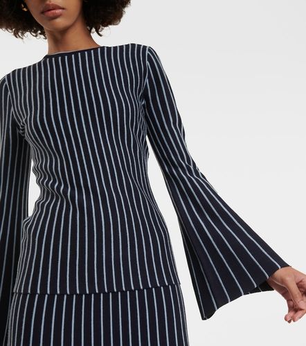 Lorcan striped wool and silk top - Gabriela Hearst - Modalova