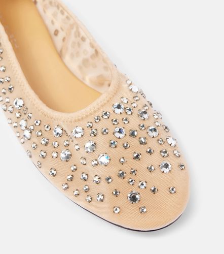 Ballerinas aus Mesh mit Kristallen - Tory Burch - Modalova