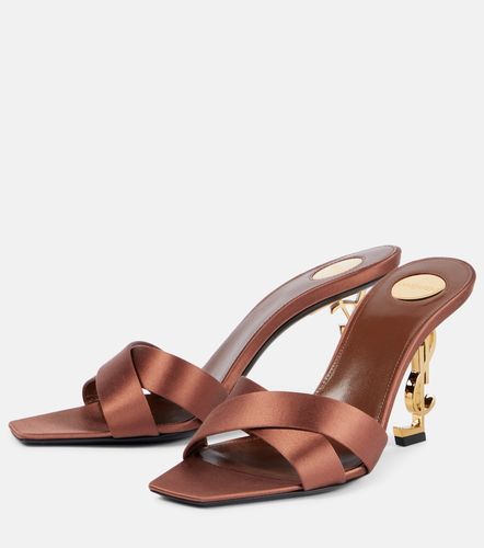 Mules Opyum 85 de satén - Saint Laurent - Modalova
