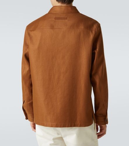 Zegna Camisa de lino - Zegna - Modalova