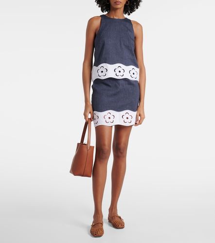 Staud Margaux linen-blend miniskirt - Staud - Modalova