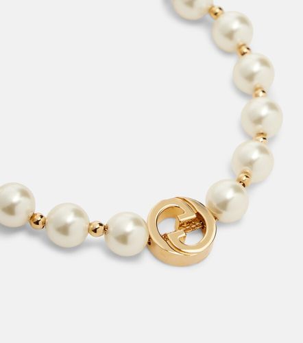 Bracciale Interlocking G con perle bijoux - Gucci - Modalova